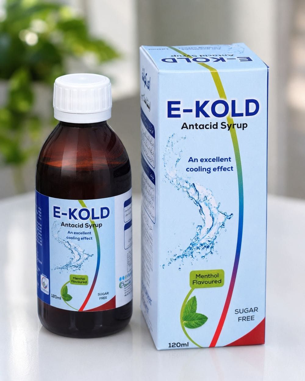 E-Kold antacid syrup for digestive health
